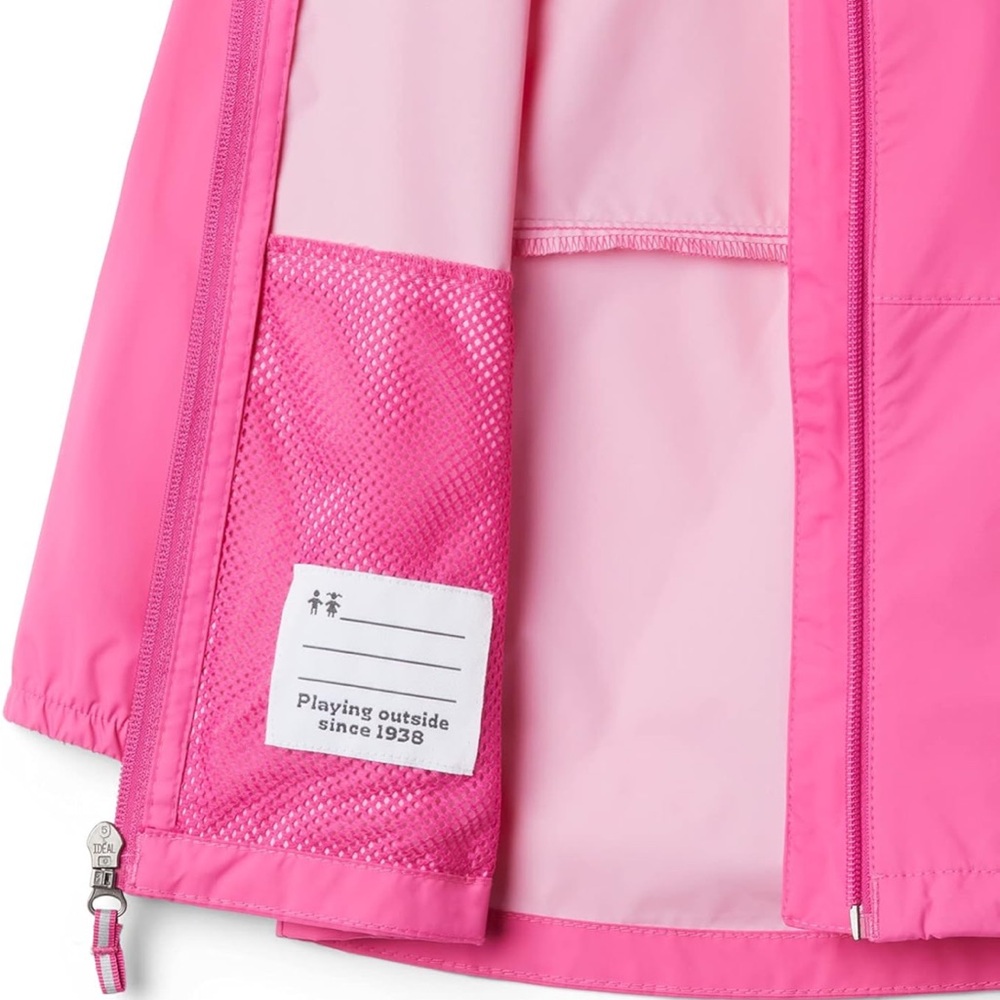 Columbia Girls' Switchback II Jacket Fuchsia - Picture 3 of 6